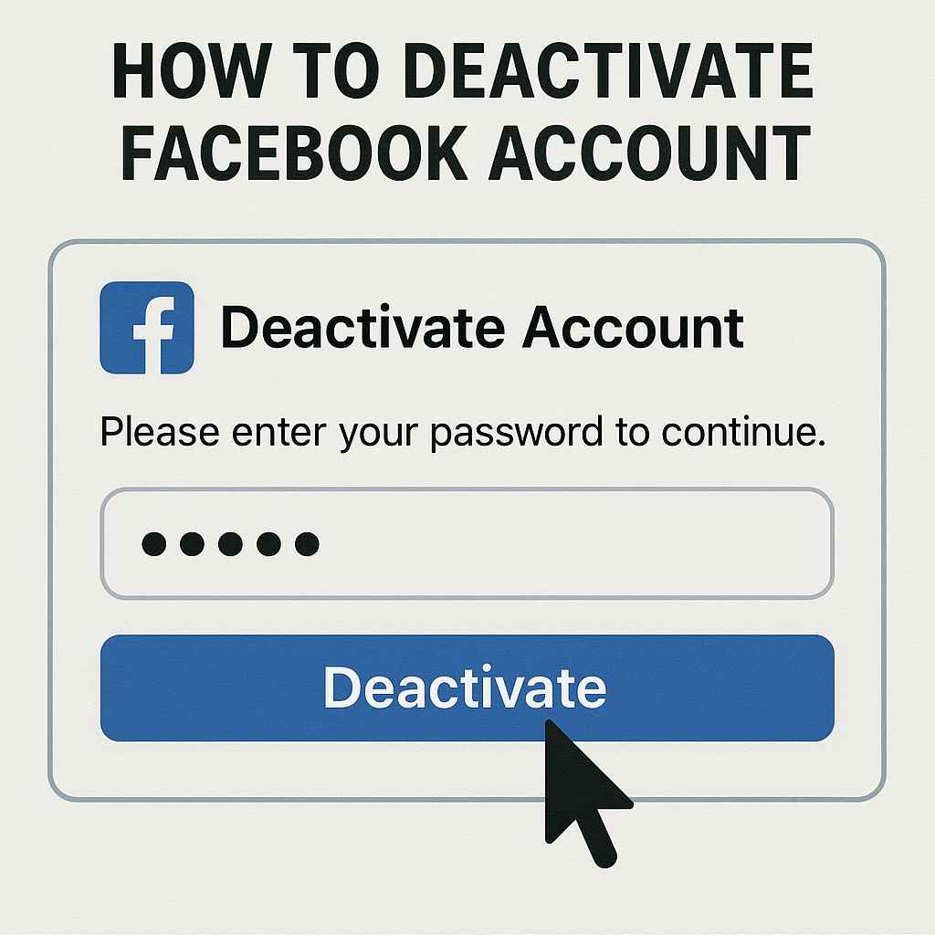How to Deactivate a Facebook Page: Step-by-Step Guide